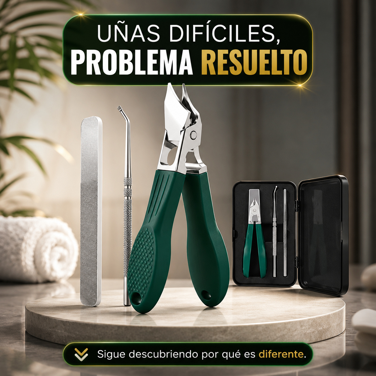 Set Profesional para Uñas Gruesas — Corta con mayor precisión