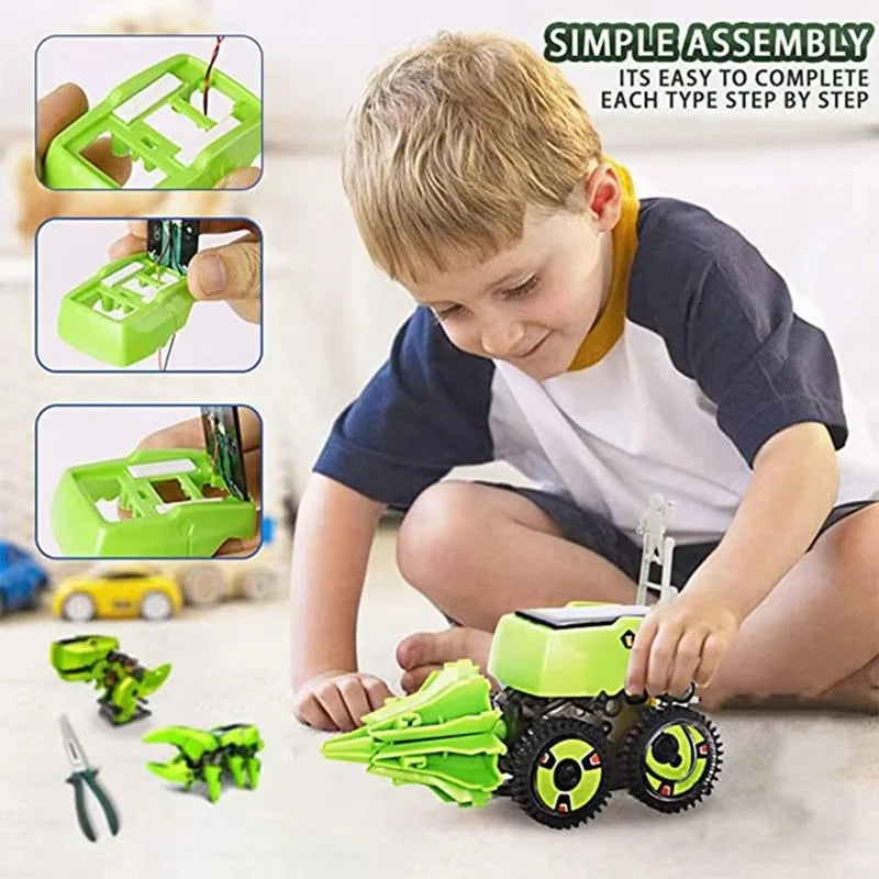 Kit de robótica educativa solar. 3 en 1.