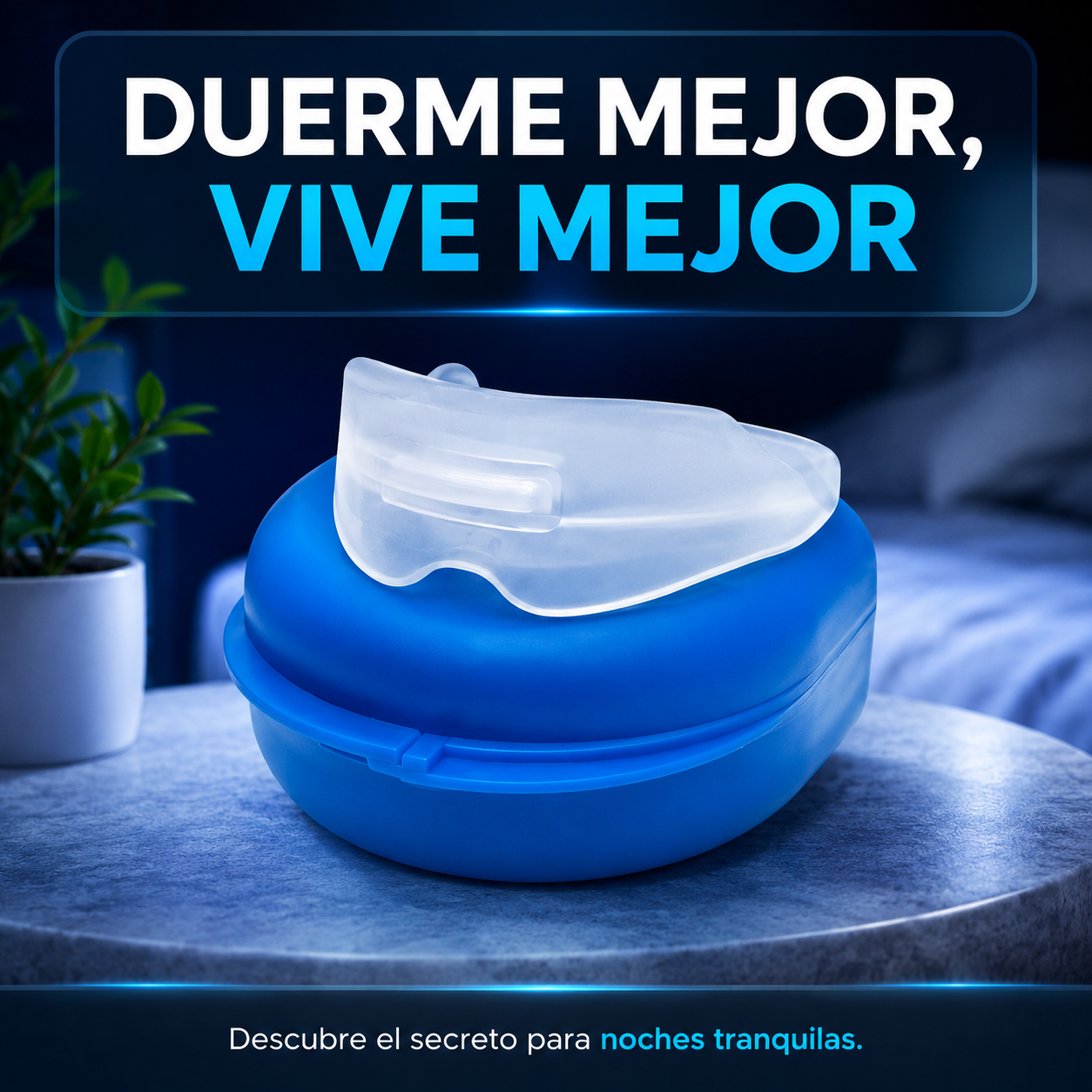 Protector Bucal Moldeable Antirronquidos y Antibruxismo — Descansa con mayor tranquilidad
