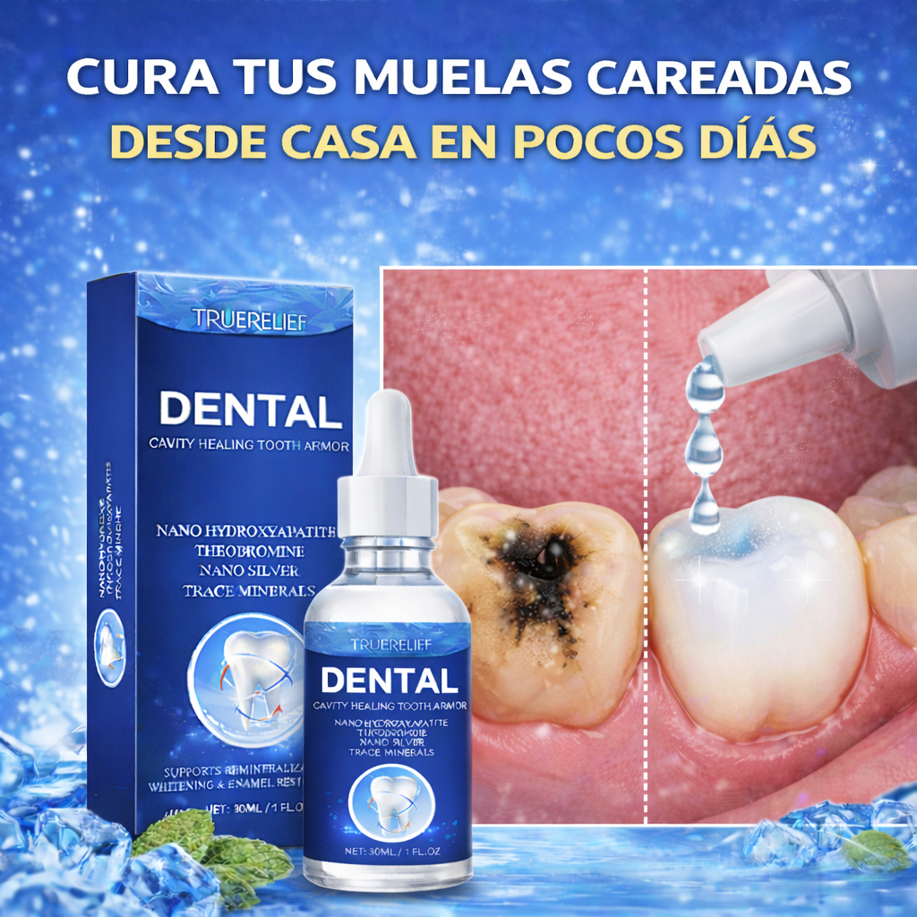 Armadura Líquida Curativa de Caries para Dientes | Promueve un aliento fresco y ayuda a reducir la sensibilidad, Contiene Nano-Hidroxiapatita y Teobromina