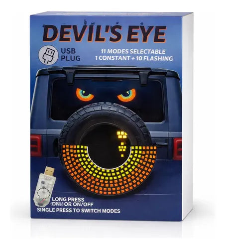 Panel de Pantalla LED Flexible para Auto Devil's Eye