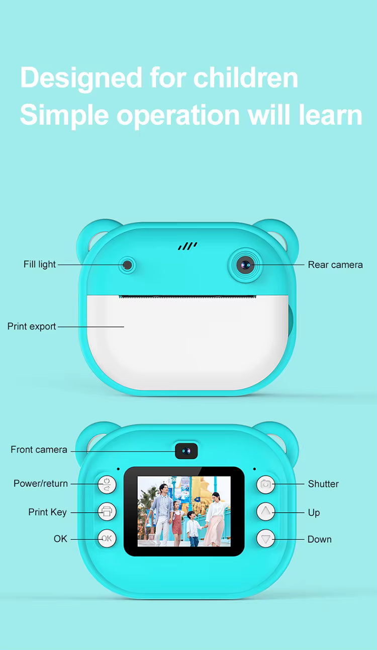 Cámara instantánea para niños