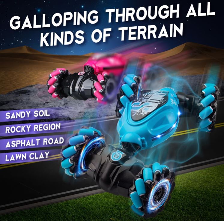 OrbiCar Max – El auto acrobático 360° 🏎️⚡ que responde a tus gestos, con luces, música y resistencia extrema 🤖✨