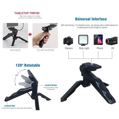 Tripod Pro Creator™:¡Convierte tu celular en un estudio de grabación portátil!
