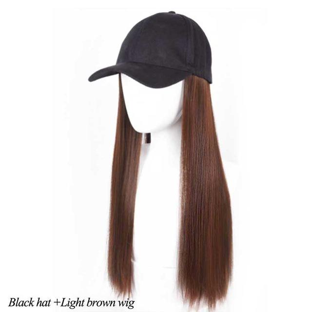 Gorra de Béisbol con Peluca Integrada — Renueva tu look en segundos