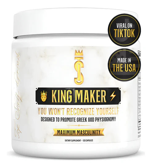 King Maker - Suplemento con Tongkat Ali, Turkesterona, Ecdisterona, Fadogia Agrestis, betarraga roja, maca negra y zinc (13 en 1)