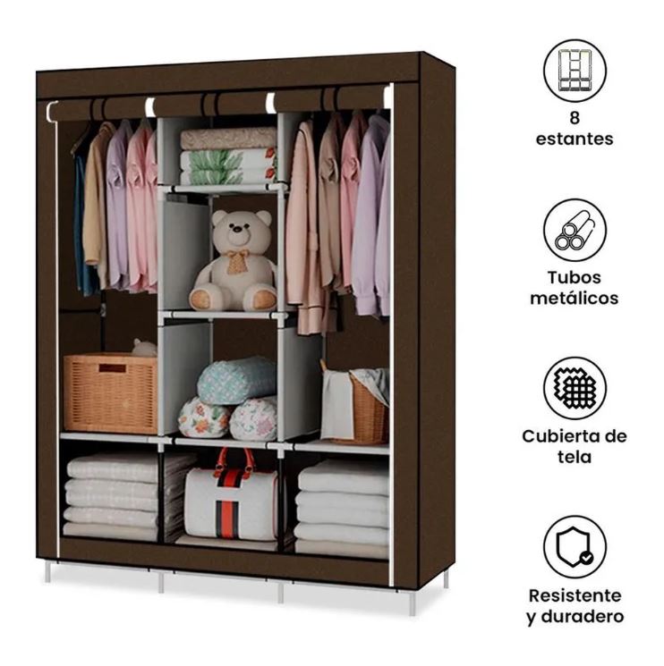 Ropero Express:🧳 ¡Tu Ropero Ideal para Viajes, Alquileres y Espacios Reducidos!
