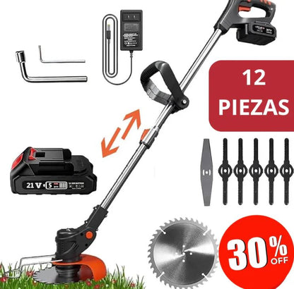 INALAMBRICA! Desbrozadora Eléctrica 3 en 1🌱 Podadora Cortadora Césped