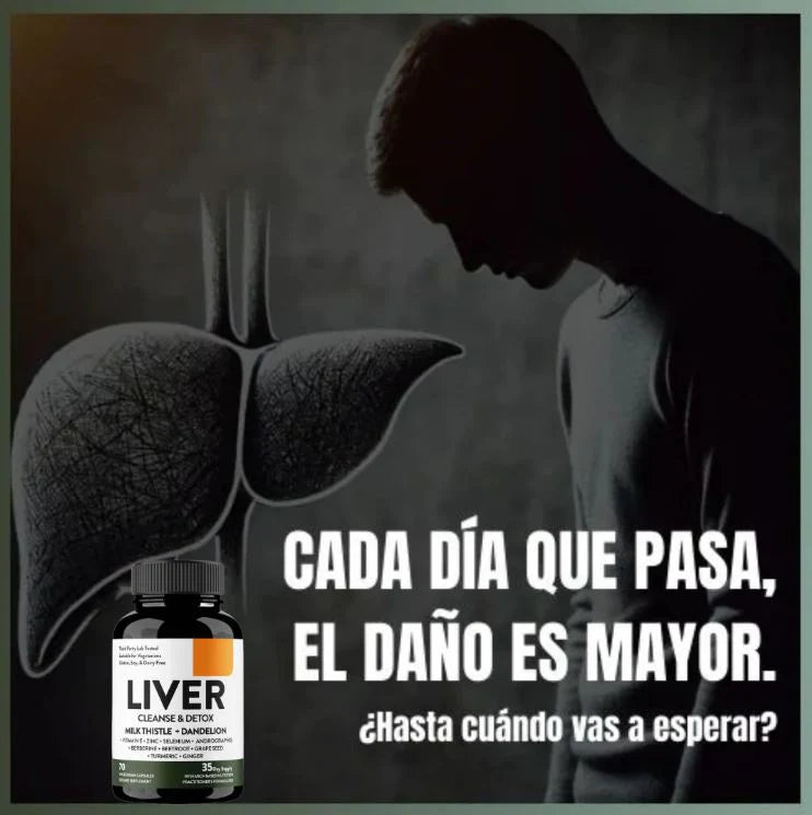 LiverShield PRO®: Desintoxicación natural para sentirte más liviano cada día (70 Cápsulas)