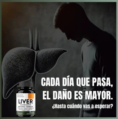 LiverShield PRO®: Desintoxicación natural para sentirte más liviano cada día (70 Cápsulas)