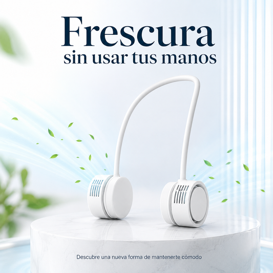 Ventilador portatil para el cuello