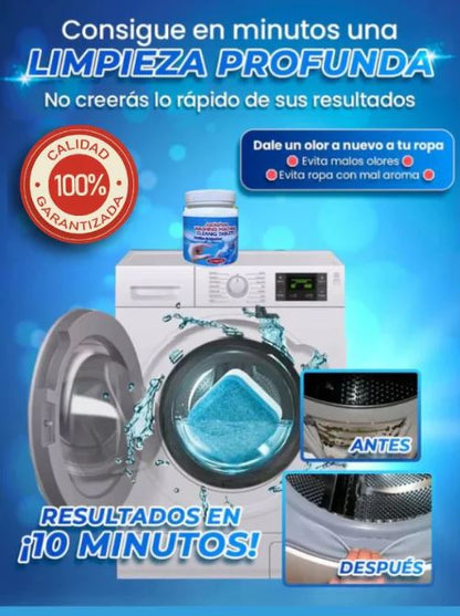 WashClean Pro™:🌀✨ Mantén tu Lavadora Siempre Impecable y sin Olores