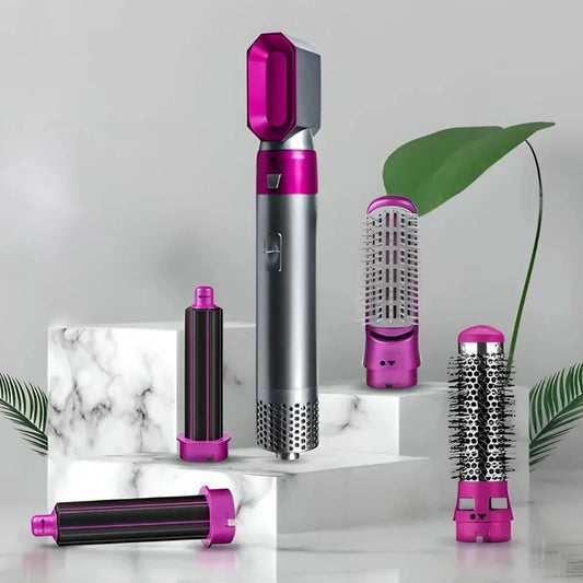 ✨ "MagicStyler Pro" – 5 herramientas en 1. ✨ Moldeador - Voluminizador - Ondulador - Alisador