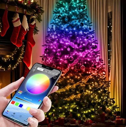 BrightXmas - Luces navideñas inteligentes con control por App - 16 millones de colores (10 Metros)