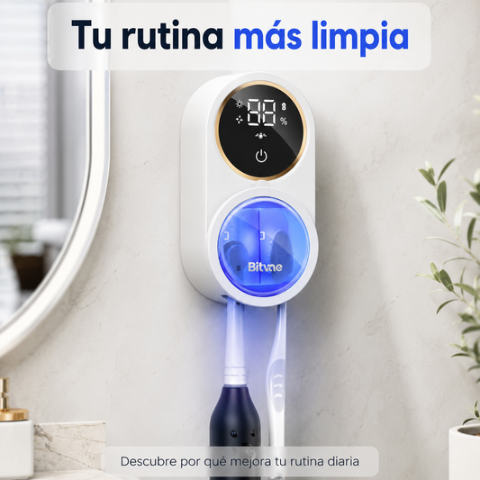 Limpiador y esterilizador de cepillo de diente inteligente