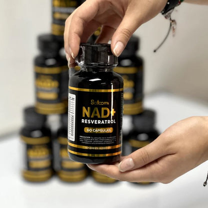 NAD+ RESVERATROL:🔋 Rejuvenece Tus Células, Recupera Tu Energía✨💊