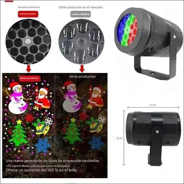 Proyector de luces de navidad