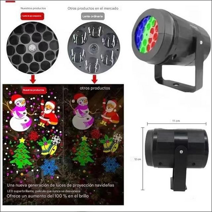 Proyector de luces de navidad