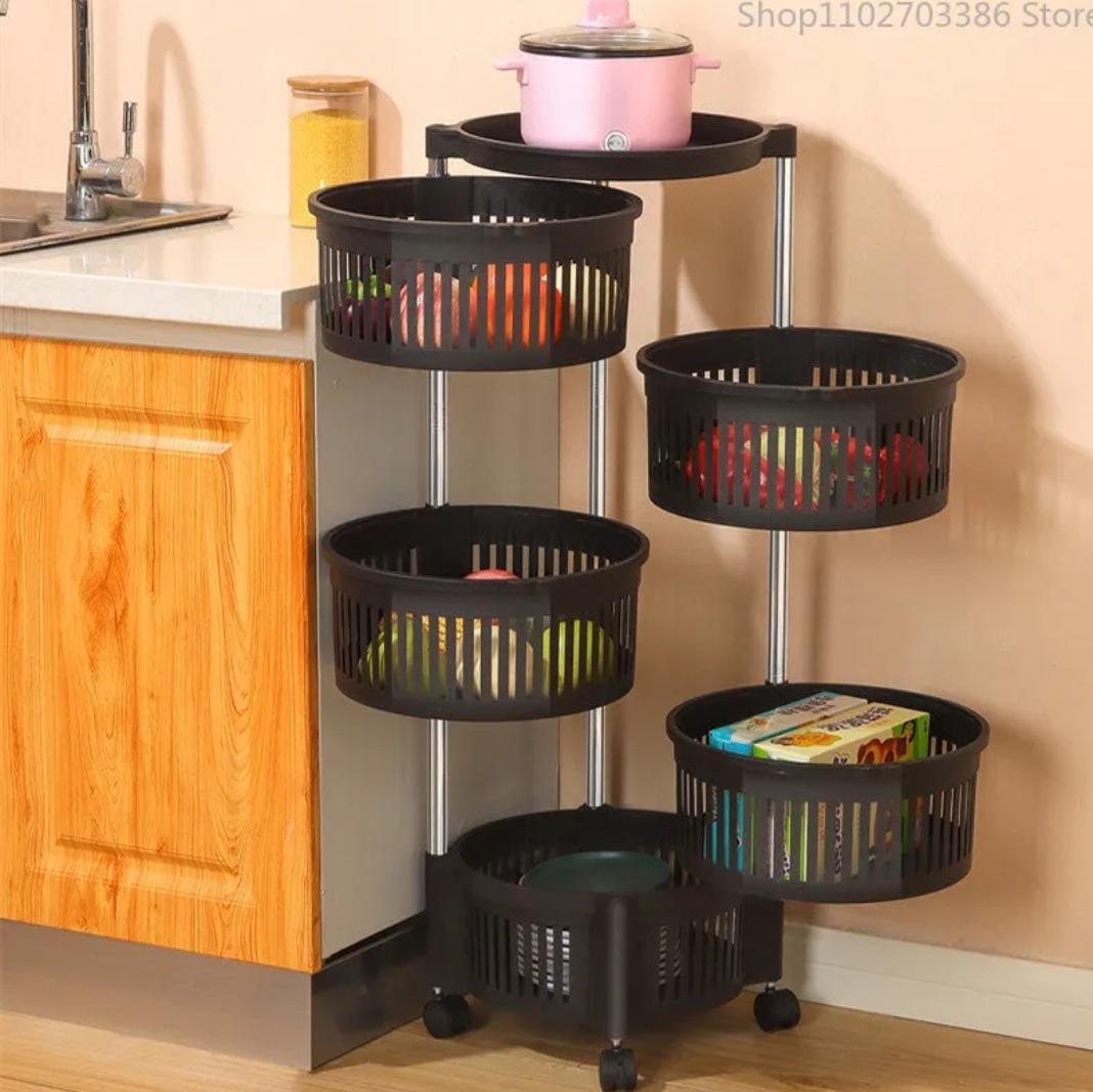 Organizador de acero mutifuncional de 5 niveles