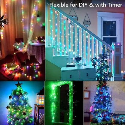 BrightXmas - Luces navideñas inteligentes con control por App - 16 millones de colores (10 Metros)