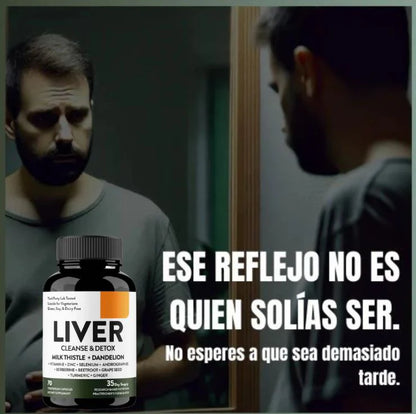 LiverShield PRO: Desintoxicación natural para sentirte mas liviano cada día (70 Cápsulas )