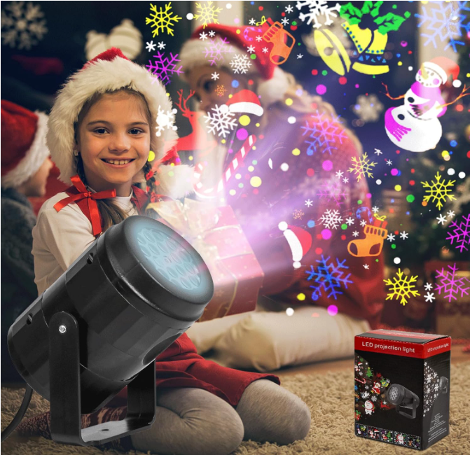 Proyector de luces de navidad