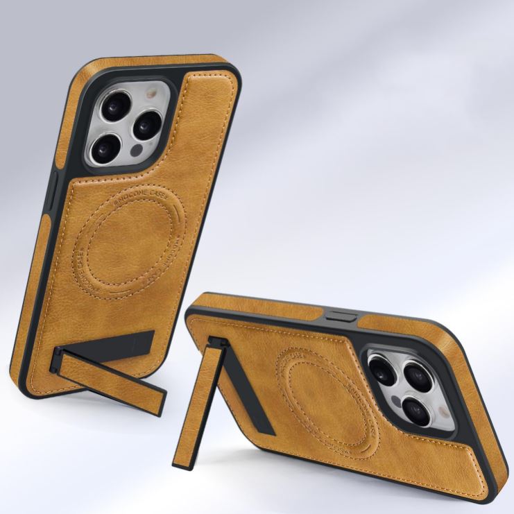 iShield Pro Max:🔒✨ ¡Protección 360° + Cuero + Carga Magnética en UNA sola funda!