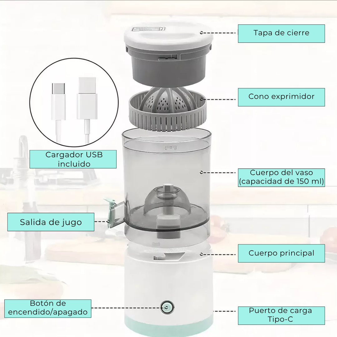 Exprimidor de Naranjas Eléctrico™:Exprime bienestar y energía cada día.
