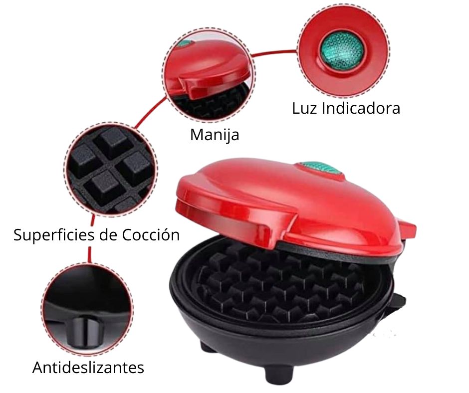 Mini Wafflera™: Hazlo simplem, Hazlo delicioso, Hazlo en minutos