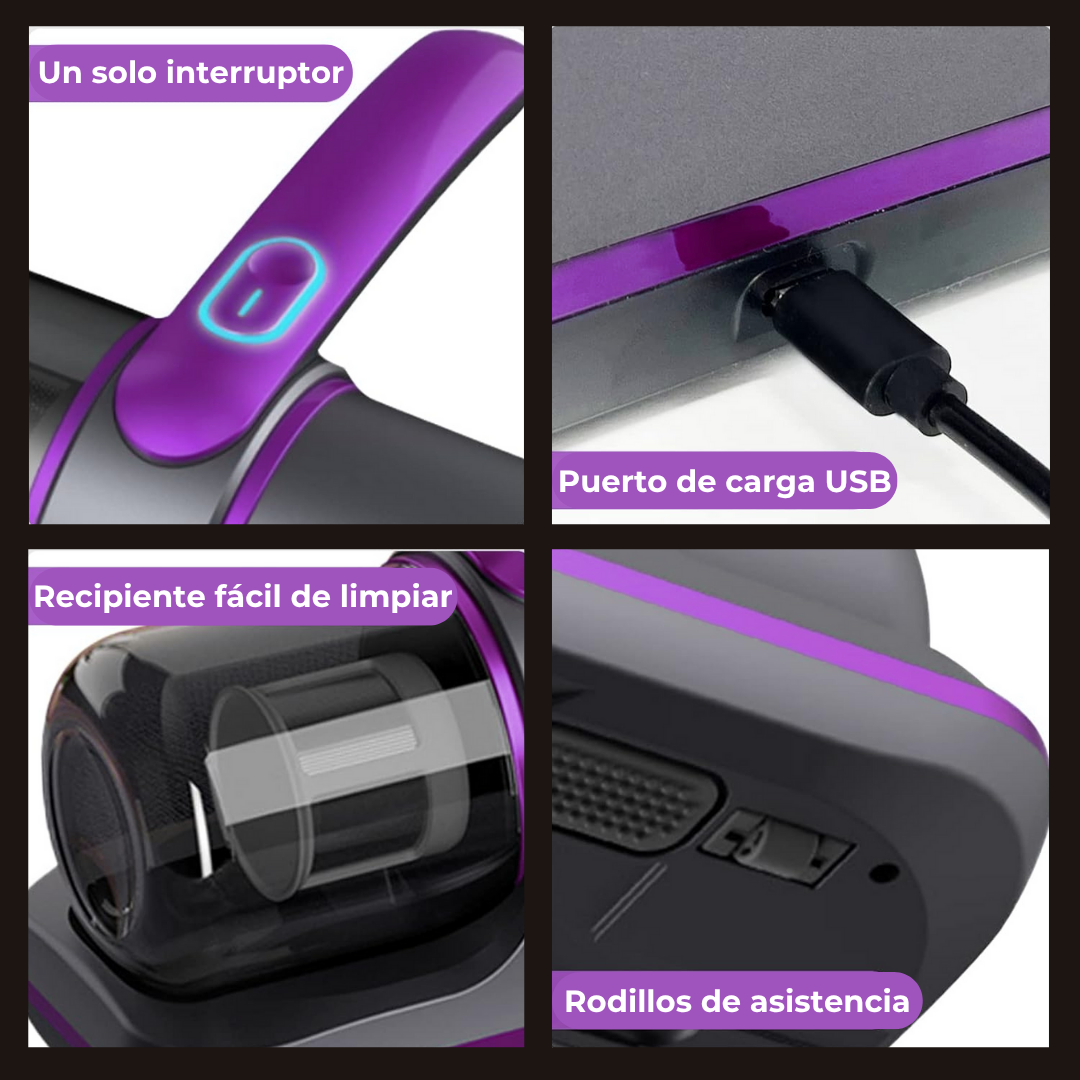 Aspiradora Portátil™: Ni el polvo Ni el ácaro tienen escapatoria