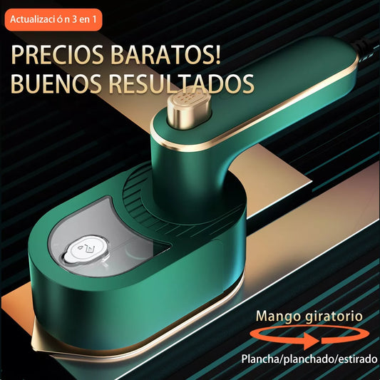 Plancha a vapor, cero arrugas en segundos
