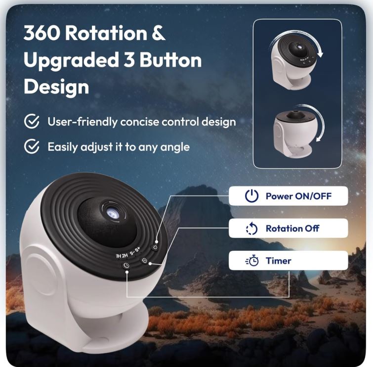 StellarDome: Un planetario en tu habitación: viaja por galaxias, planetas 🌌✨ y nebulosas sin salir de casa 🚀