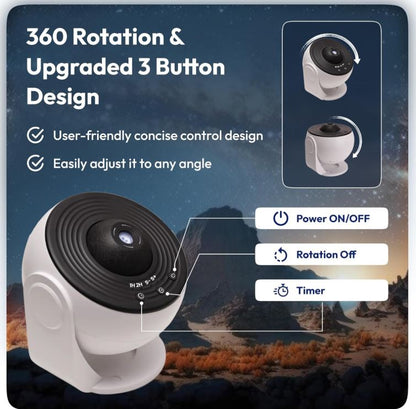 StellarDome: Un planetario en tu habitación: viaja por galaxias, planetas 🌌✨ y nebulosas sin salir de casa 🚀