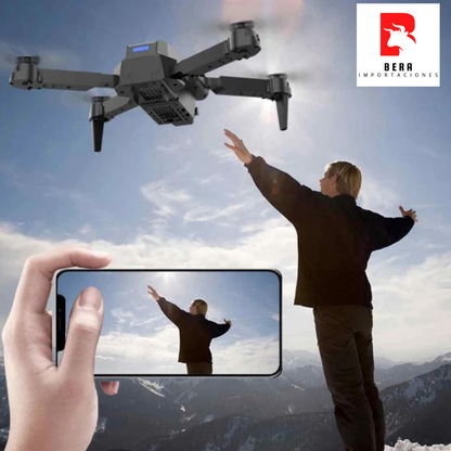 SkyPro E88™:🎥📸4K UltraHD Doble Cámara para tomas de alto nivel