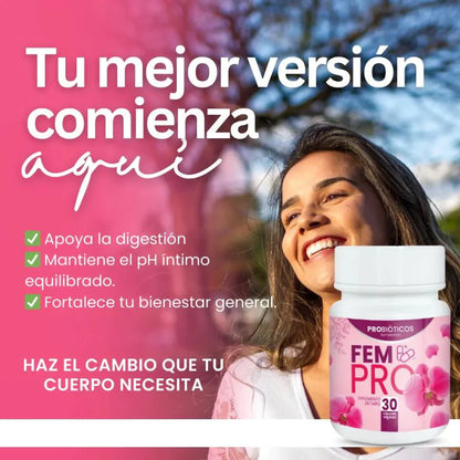 FemPro™:🌸 Equilibra tu salud íntima, digestiva y hormonal con un solo suplemento