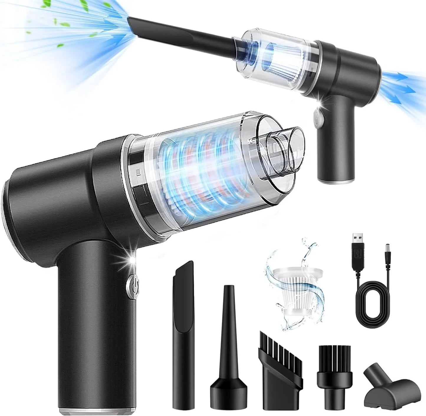 ⚡ TurboVac™ Pocket – Aspiradora potente de mano