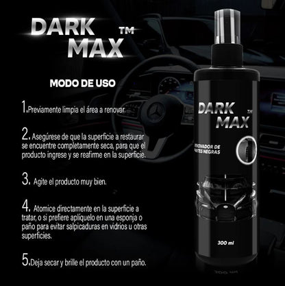 DARK MAX™: Devuelve el Negro Intenso y Brillo de Fábrica a tu Auto