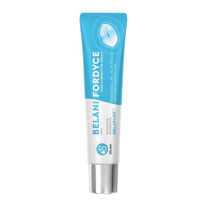 Crema Belani Fordyce – Ayuda a reducir las manchas de Fordyce, cuidado labial hidratante diario para labios secos, agrietados y sensibles a la oscuridad con aceite de girasol, extracto de loto y