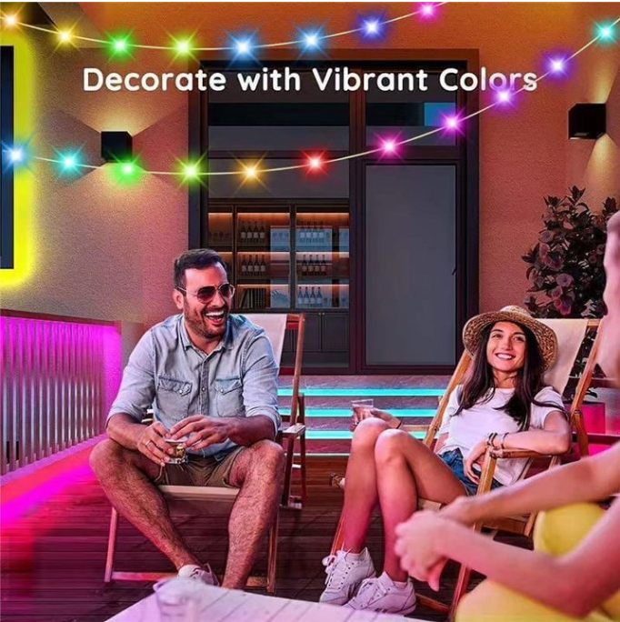Transforma Tu Hogar con Luces Smart RGB – Música, Colores y Control Total🌈