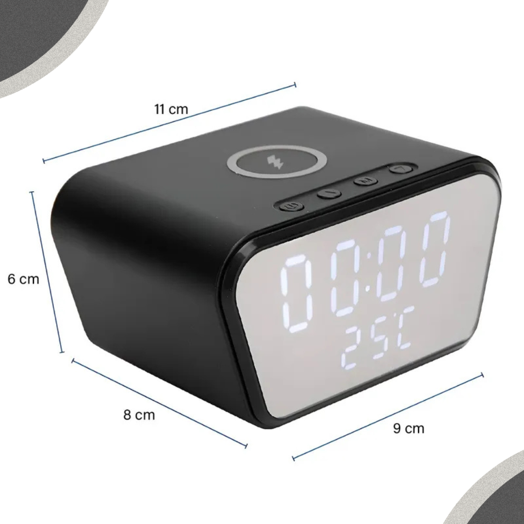 Cargador, Despertador y Termómetro™:Tecnología inteligente que sorprende