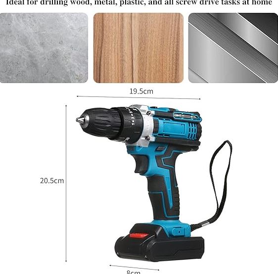 TurboFix Pro Kit:⚙️ Taladra, atornilla y crea sin límites con doble batería de larga duración🧰⚡