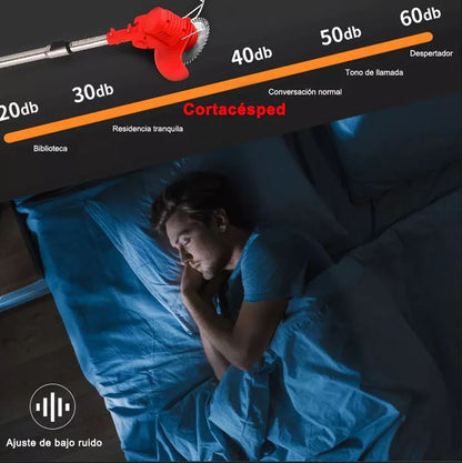 INALAMBRICA! Desbrozadora Eléctrica 3 en 1🌱 Podadora Cortadora Césped