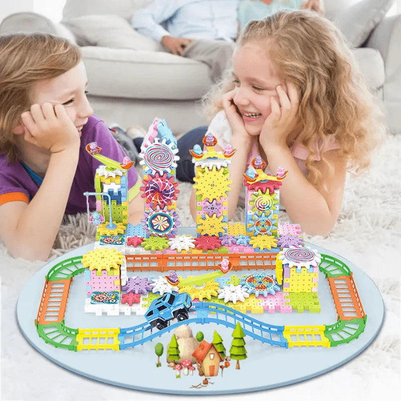 83 Bloques Eléctricos con Engranajes: Construye y Activa Tus Creaciones