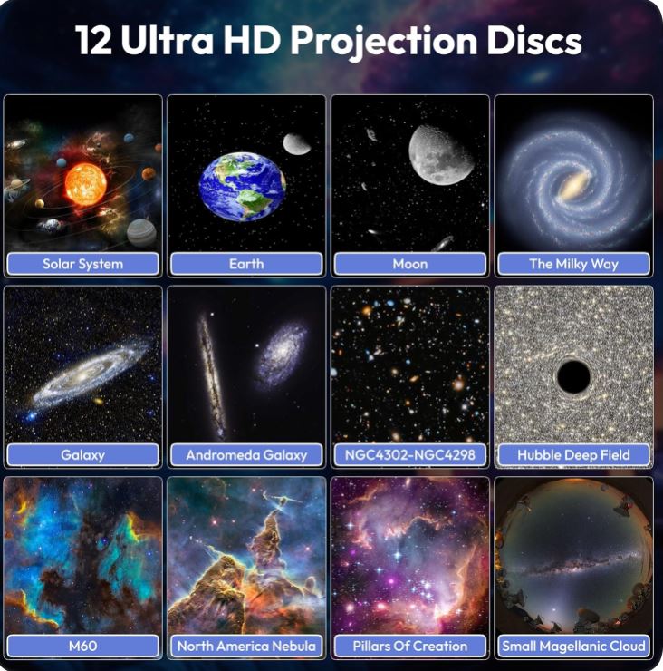 StellarDome: Un planetario en tu habitación: viaja por galaxias, planetas 🌌✨ y nebulosas sin salir de casa 🚀
