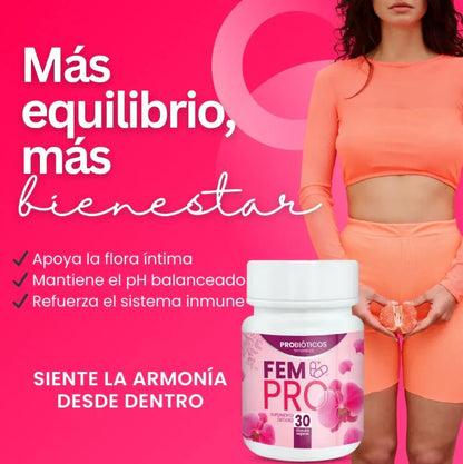 FemPro™:🌸 Equilibra tu salud íntima, digestiva y hormonal con un solo suplemento