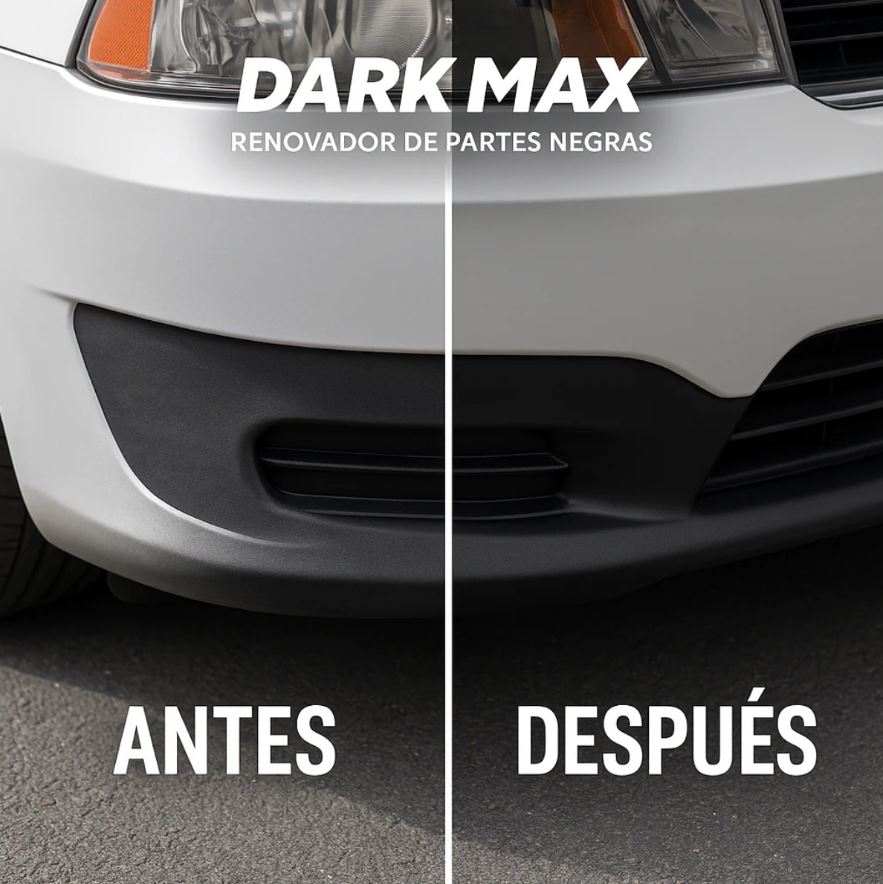 DARK MAX™: Devuelve el Negro Intenso y Brillo de Fábrica a tu Auto