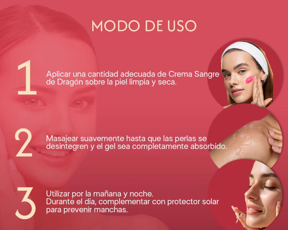 Dragón de la Juventud™:✨ “Renueva tu piel con el poder ancestral de la Sangre de Dragón”
