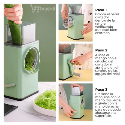 🥗 ChefQuick™: ¡Corta 44 veces con una sola vuelta!