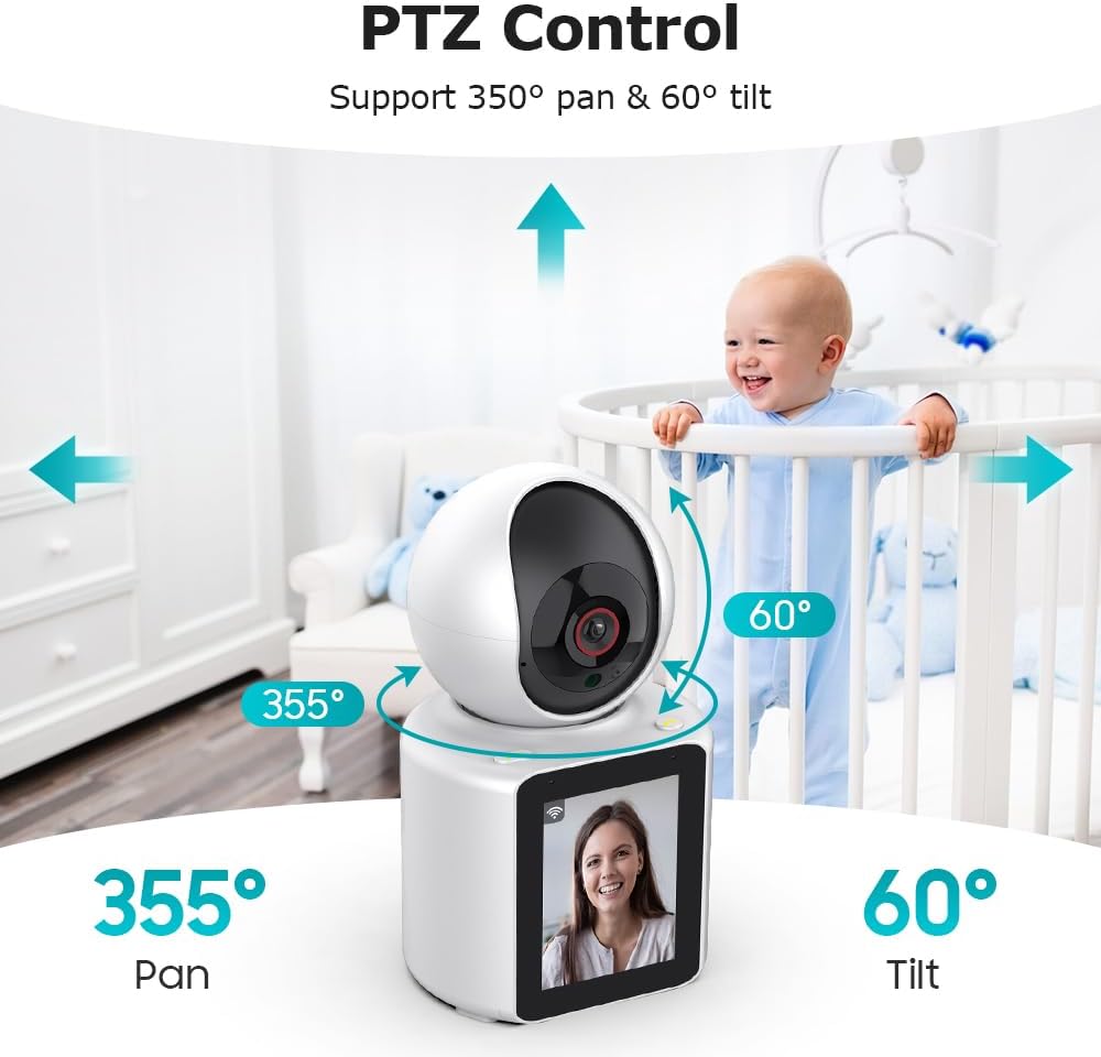Cámara WIFI Bidireccional 3 en 1 con sensor de movimiento.