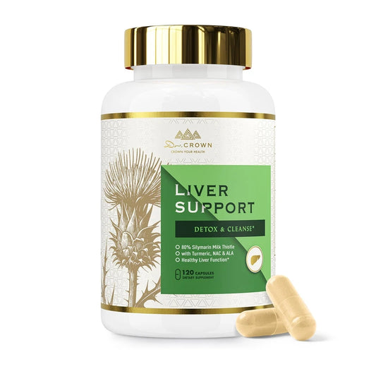 Dr. CROWN Liver Support: Problemas digestivos y baja energía